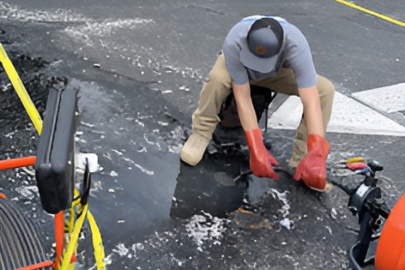 our emergency plumber is working on plumbing project in Thomasville